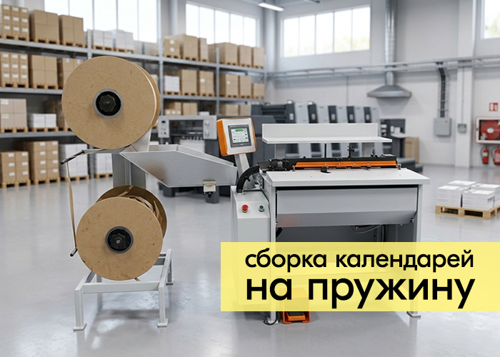 Сборка календарей на пружину