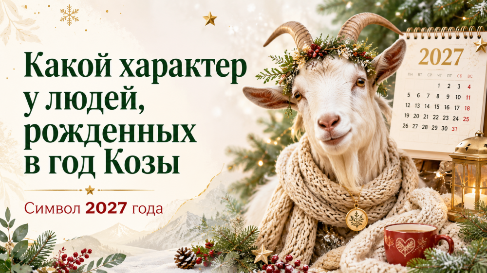 Какой характер у людей, рожденных в год Козы