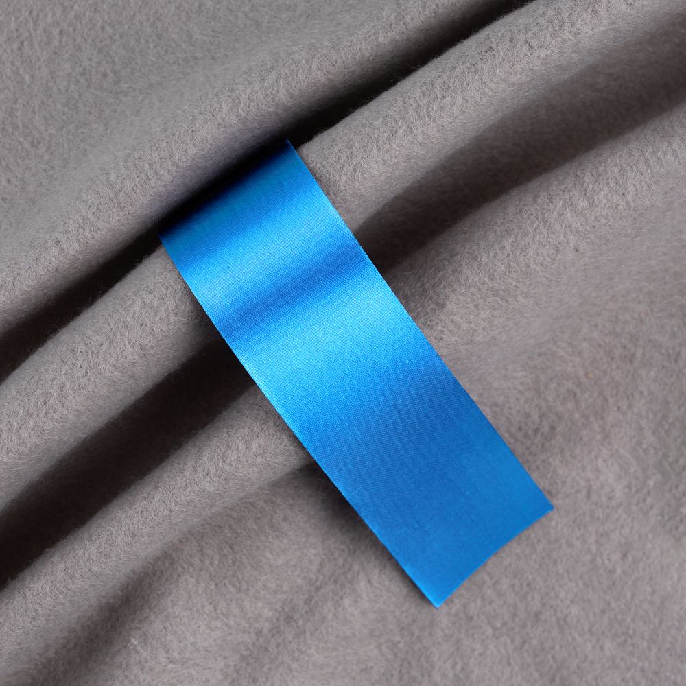 Лента сатиновая Satin 35 М, голубая
