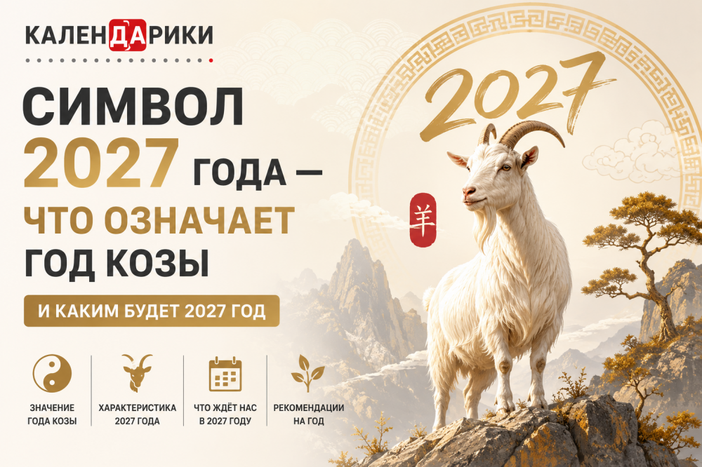 Символ 2027 года — что означает год Козы и каким будет 2027 год